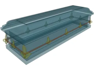 Coffin 3D Model preview