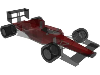 Race Car 3D Model preview