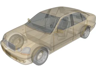 Toyota Progres (2001) 3D Model preview