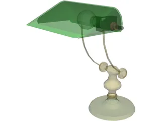 Desk Lamp 3D Model preview
