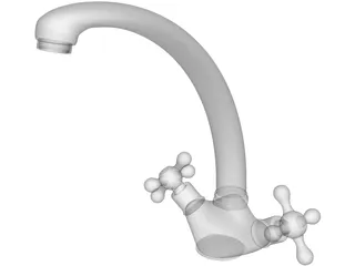 Faucet 3D Model preview