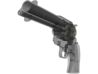 Colt Peacemaker 3D Model preview