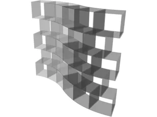 Storage Rack 3D Model preview