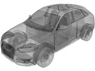 Audi Q3 3D Model preview