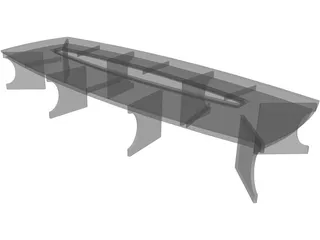 Conference Table 3D Model preview
