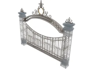 Gate 3D Model preview