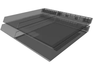 Sony PlayStation 4 (PS4) 3D Model preview