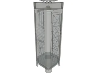 Skyscraper 3D Model preview