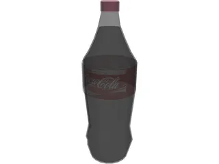 Coca Cola Bottle 3D Model preview