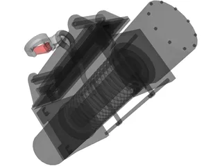 Winch 3D Model preview
