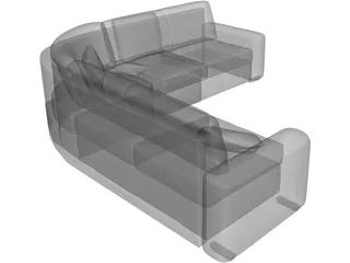 Sofa Indigoran Iden 3D Model preview