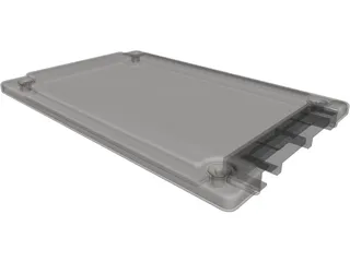 1.8 HDD SATA 3D Model preview