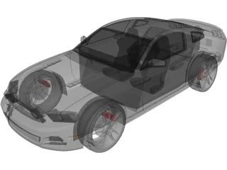 Ford Mustang 3D Model preview