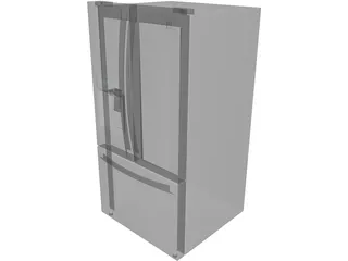 Kenmore ELITE 33 Fridge 3D Model preview