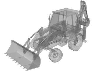 JCB 3DX 3D Model preview