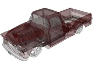 Chevrolet Apache Fleetside (1958) 3D Model preview