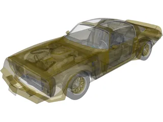 Pontiac Trans Am (1977) 3D Model preview