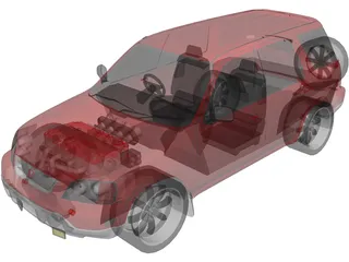 Honda CR-V (1997) 3D Model preview
