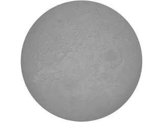 Moon 3D Model preview