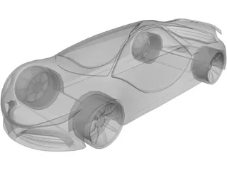 Z02 Concept Car 3D Model preview