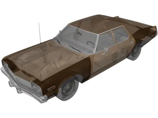 Dodge Monaco (1974) 3D Model preview