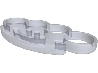 Knuckles 3D Model preview