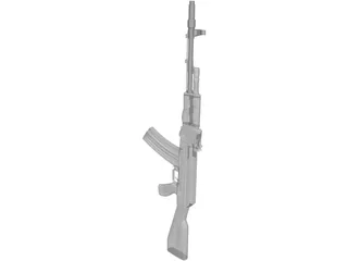Ak 47 3D Model preview