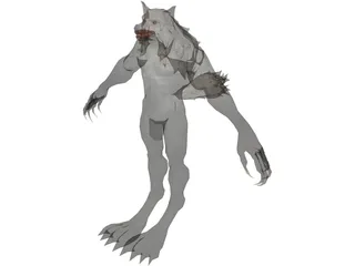 Werewolf 3D Model preview