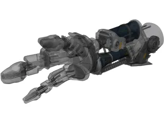 Robot Hand 3D Model preview