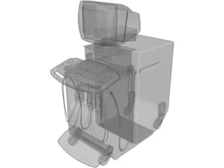 Ultrasound Machine 3D Model preview