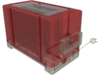 Toaster 3D Model preview