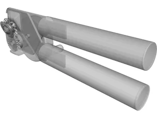 Can Opener 3D Model preview