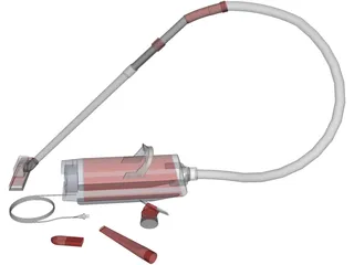 Electrolux Vacuum Cleaner 3D Model preview