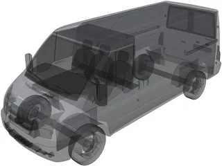 Ford Transit T350 (2010) 3D Model preview