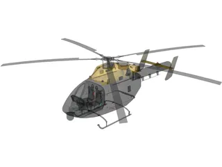 MD-902 Explorer Police 3D Model preview