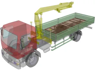 Renault Midlum 3D Model preview