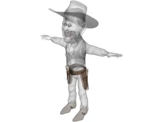 Bush Cartoon 3D Model preview