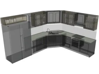 Peruvian Kitchen 3D Model preview