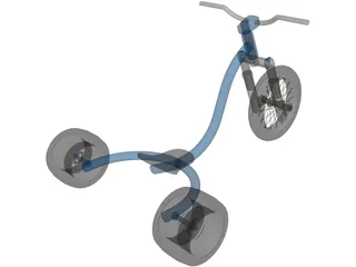 Drift Trike 3D Model preview