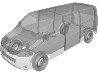 Volkswagen Transporter T5 3D Model preview
