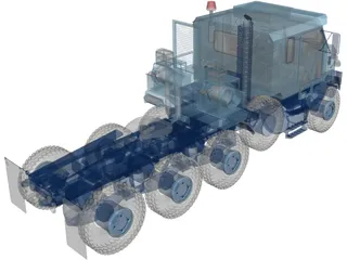 Oshkosh M1070 3D Model preview
