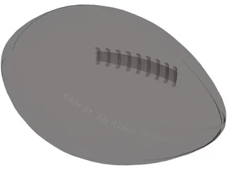 NFL Football 3D Model preview