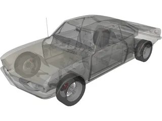 Chevrolet Corvair Monza (1969) 3D Model preview
