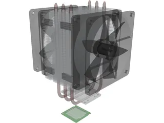 Cooler Master TX3 3D Model preview