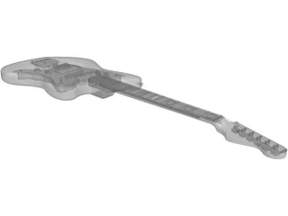 Fender Jazzmaster 3D Model preview