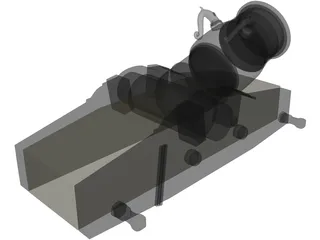 Ancient Mortar 3D Model preview