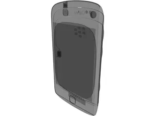 BlackBerry Curve 9380 3D Model preview