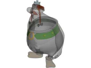 Obelix 3D Model preview