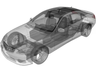 Mercedes-Benz S65 AMG (2012) 3D Model preview