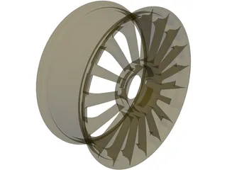 Wheel Scorro S-173 3D Model preview